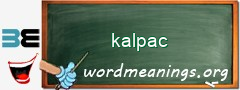WordMeaning blackboard for kalpac